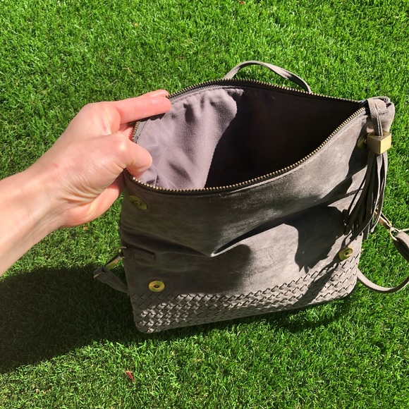 Lulus Leave it to Me Gray Clutch - Picture 3 of 12